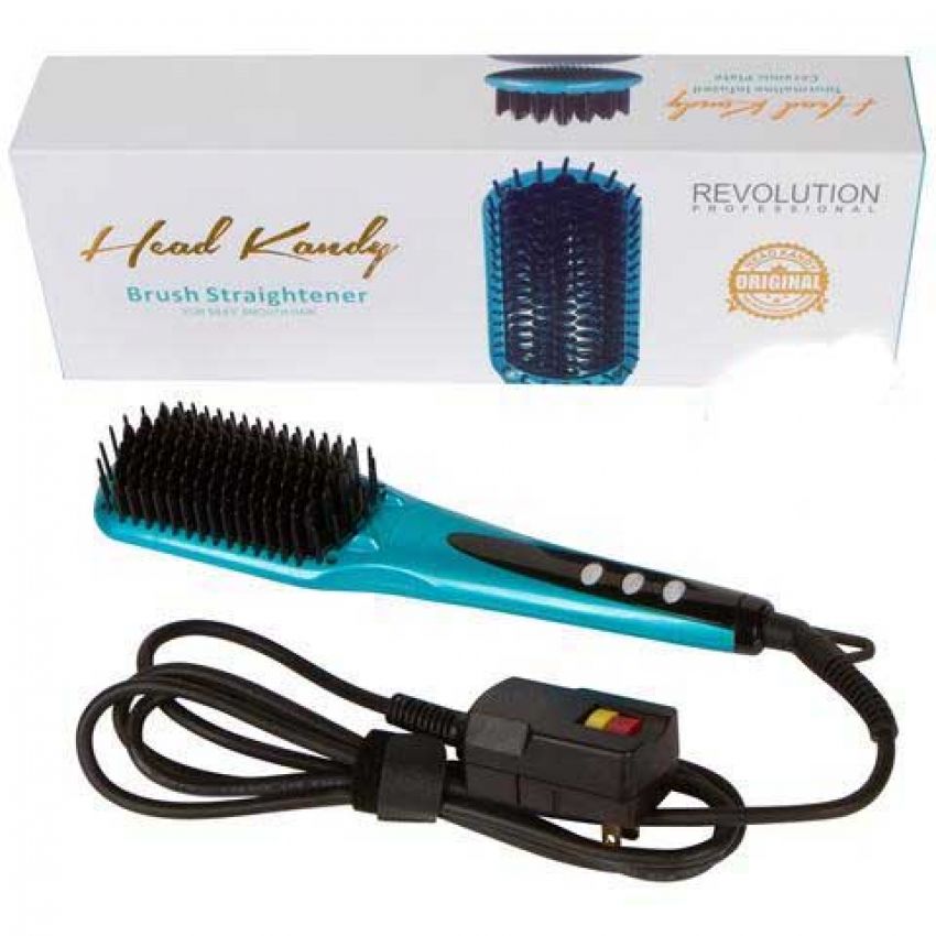 1 Head Kandy Hair Straightener Brush in Pakistan